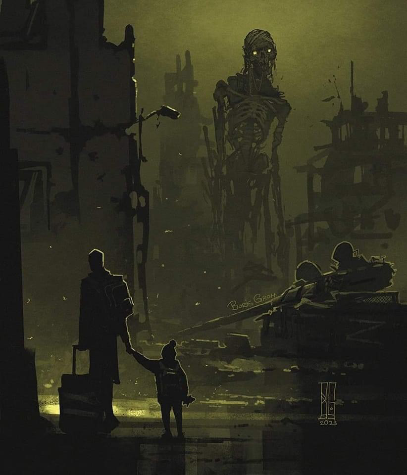 Illustration of the dream about mutation and loss of human likeness